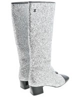 CHANEL（シャネル）ブーツ シルバー サイズ:EU38 1/2(25cm位) レディース/2200638173116