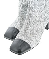 CHANEL（シャネル）ブーツ シルバー サイズ:EU38 1/2(25cm位) レディース/2200638173116