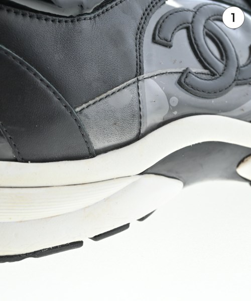 CHANEL（シャネル）スニーカー 黒 サイズ:EU39(25.5cm位) レディース/2200646581125