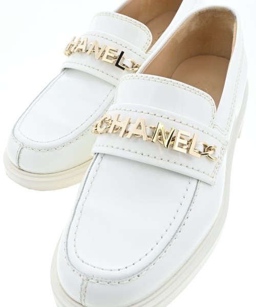 CHANEL（シャネル）ドレスシューズ/ローファー 白 サイズ:EU35 1/2(22cm位) レディース/2200635478092