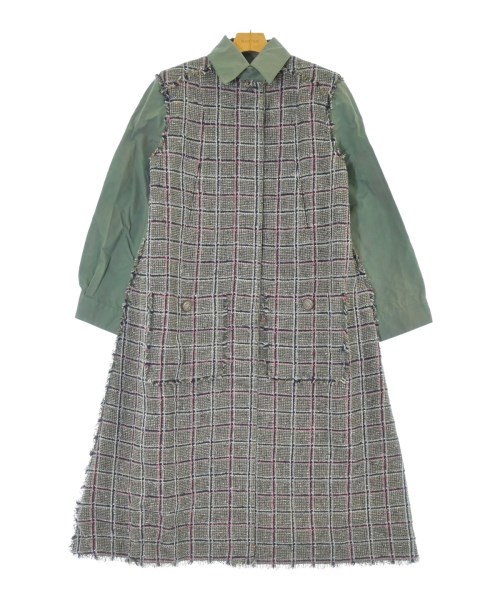 CHANEL(シャネル)ステンカラーコート カーキ サイズ:38(S位)/2200647119037