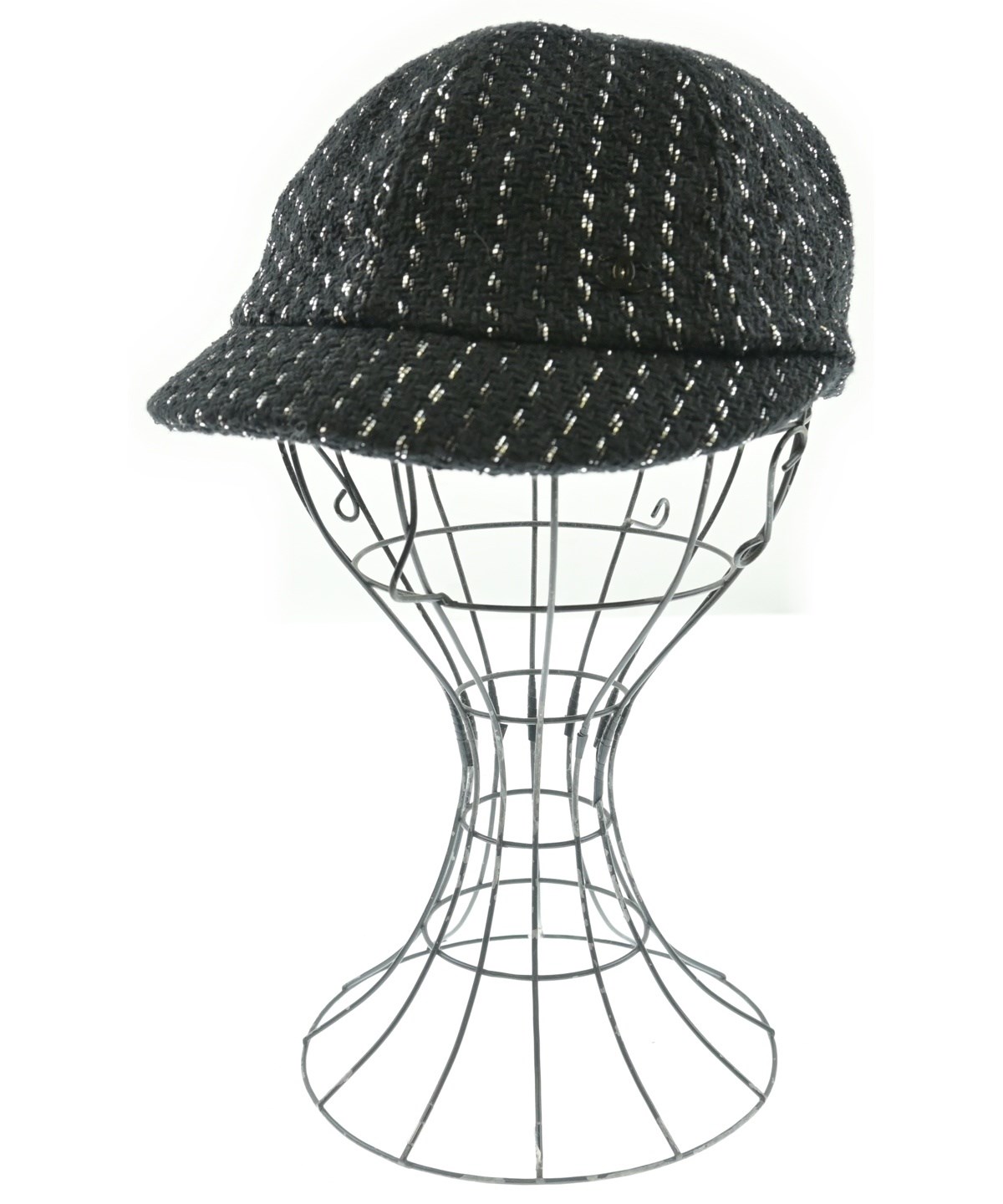 CHANEL（シャネル）キャスケット 黒 サイズ:M レディース