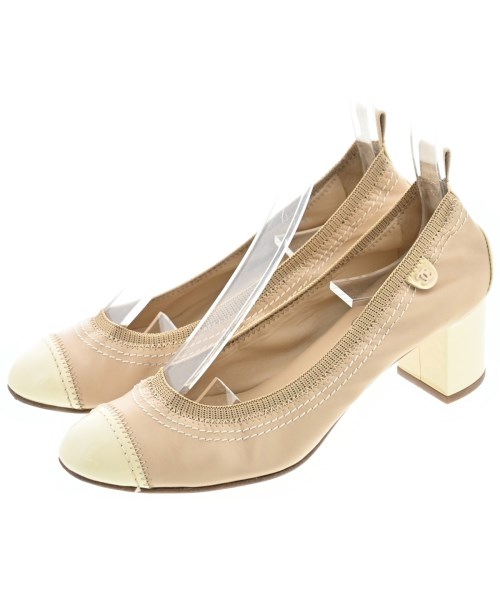 CHANEL(シャネル)パンプス ベージュ サイズ:EU35(21.5cm位)/2200646990033