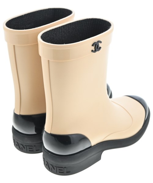 CHANEL（シャネル）レインシューズ ベージュ サイズ:EU36(22.5cm位) レディース/2200635427182
