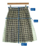 CHANEL（シャネル）ひざ丈スカート 黒 サイズ:36(XS位) レディース/2200650947115