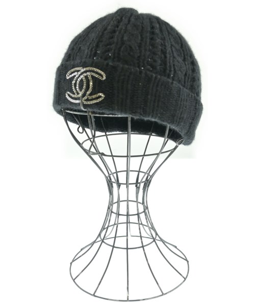 CHANEL(シャネル)ニットキャップ・ビーニー 黒 サイズ:-/2200651132022