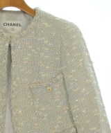 CHANEL（シャネル）ノーカラージャケット 緑 サイズ:34(XXS位) レディース/2200651204071