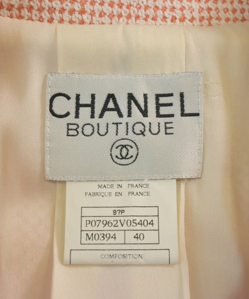 CHANEL（シャネル）テーラードジャケット オレンジ サイズ:40(M位) レディース/2200651204088