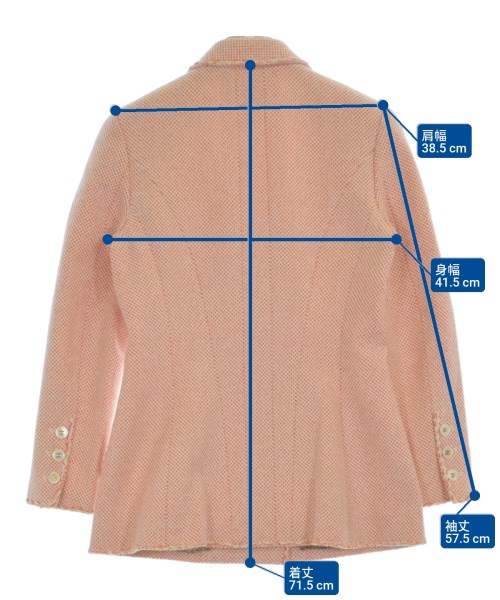 CHANEL（シャネル）テーラードジャケット オレンジ サイズ:40(M位) レディース/2200651204088