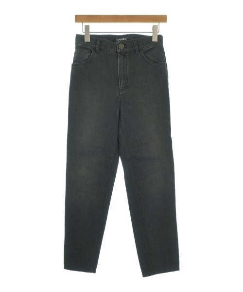 CHANEL(シャネル)デニムパンツ 黒 サイズ:34(XXS位)/2200651292030