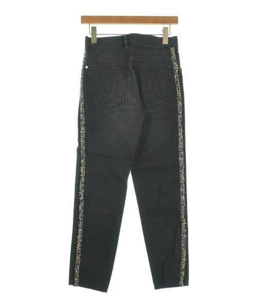 CHANEL（シャネル）デニムパンツ 黒 サイズ:34(XXS位) レディース/2200651292030