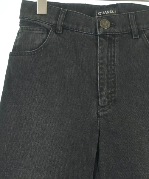 CHANEL（シャネル）デニムパンツ 黒 サイズ:34(XXS位) レディース/2200651292030
