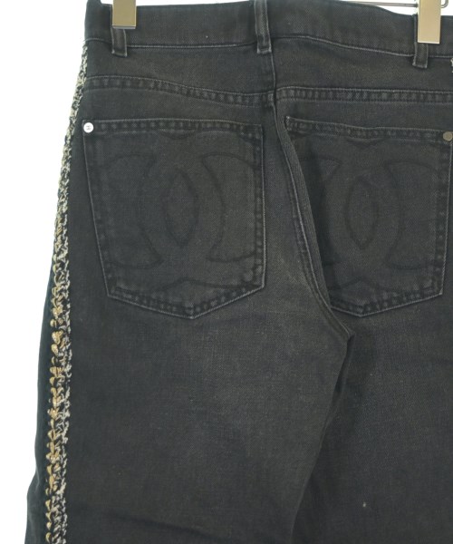 CHANEL（シャネル）デニムパンツ 黒 サイズ:34(XXS位) レディース/2200651292030