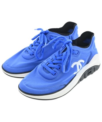 CHANEL（シャネル）スニーカー 青 サイズ:EU35 1/2(22cm位) レディース