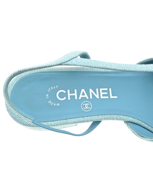 CHANEL（シャネル）パンプス 青 サイズ:EU37(23.5cm位) レディース/2200651451062