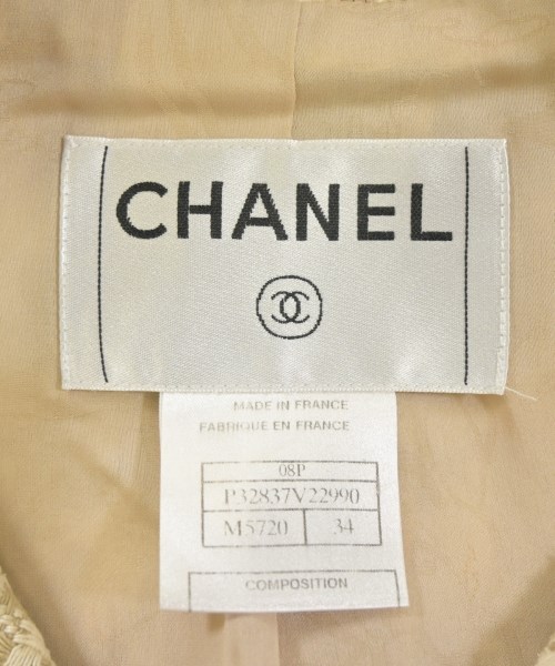 CHANEL（シャネル）カジュアルジャケット ベージュ サイズ:34(XXS位) レディース/2200651608015