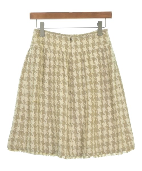 CHANEL（シャネル）ひざ丈スカート ベージュ サイズ:34(XXS位) レディース/2200651608022