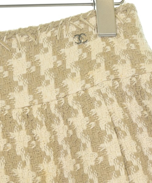 CHANEL（シャネル）ひざ丈スカート ベージュ サイズ:34(XXS位) レディース/2200651608022