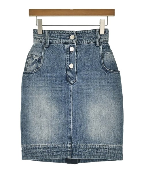 CHANEL(シャネル)ひざ丈スカート 青 サイズ:36(XS位)/2200651638098