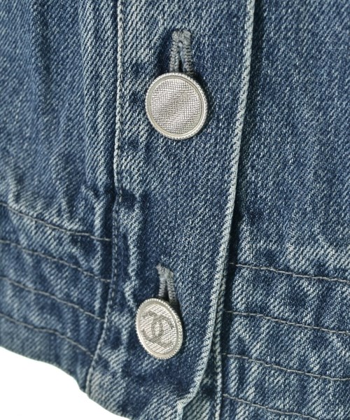 CHANEL（シャネル）ひざ丈スカート 青 サイズ:36(XS位) レディース/2200651638098