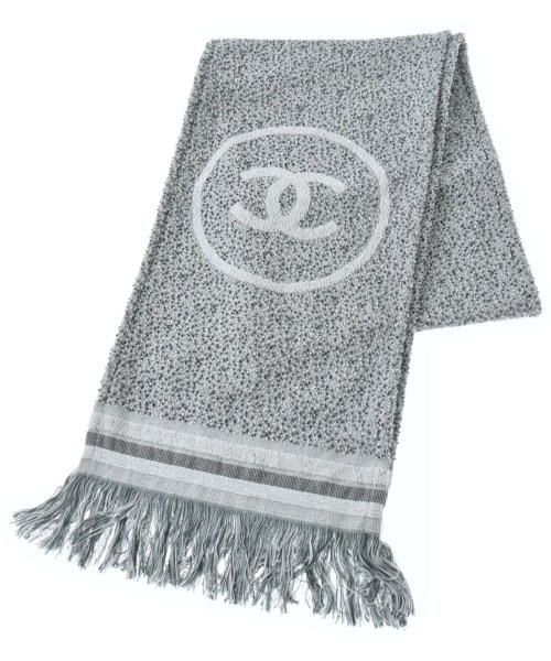 CHANEL(シャネル)マフラー グレー サイズ:-/2200651951449