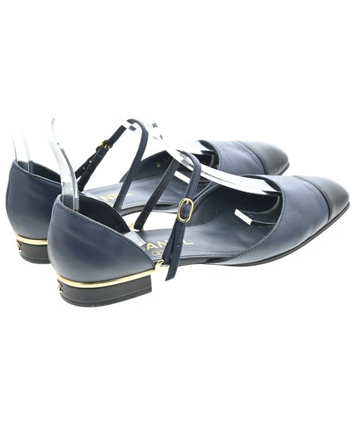 CHANEL（シャネル）サンダル 紺 サイズ:36 1/2(23cm位) レディース/2200652617047