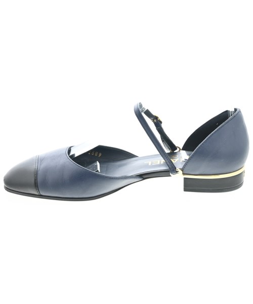 CHANEL（シャネル）サンダル 紺 サイズ:36 1/2(23cm位) レディース/2200652617047