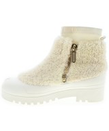 CHANEL（シャネル）ブーツ 白 サイズ:EU38(24.5cm位) レディース/2200652627039