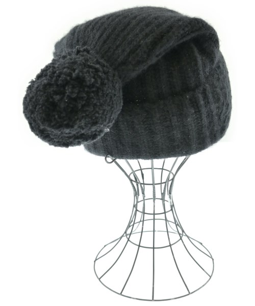 CHANEL（シャネル）ニットキャップ・ビーニー 黒 サイズ:M レディース/2200646791050