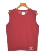 CHANEL（シャネル）ベスト 赤 サイズ:40(M位) レディース/2200654373019