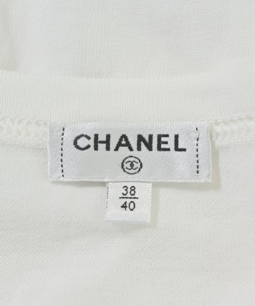 CHANEL（シャネル）Tシャツ・カットソー 白 サイズ:38/40(S位) レディース/2200701670221