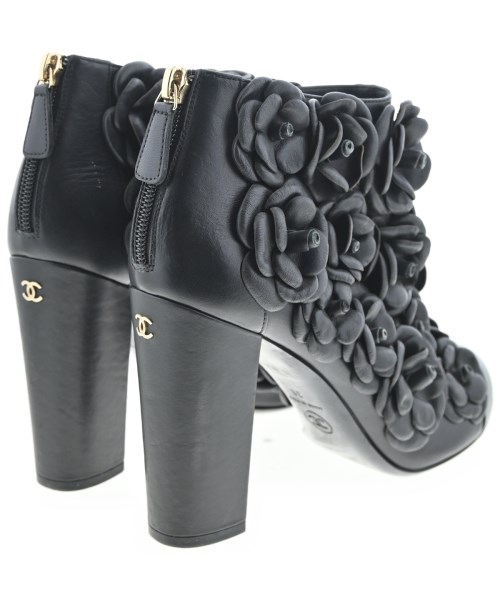 CHANEL（シャネル）ブーティ 黒 サイズ:EU39(25.5cm位) レディース/2200703804044