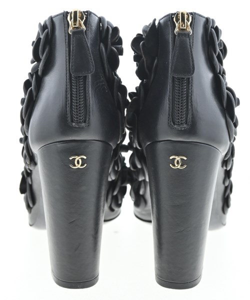 CHANEL（シャネル）ブーティ 黒 サイズ:EU39(25.5cm位) レディース/2200703804044