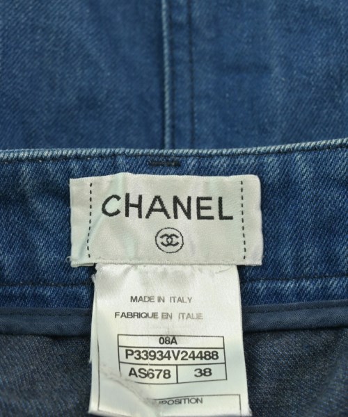 CHANEL（シャネル）ミニスカート 青 サイズ:38(S位) レディース/2200704766013