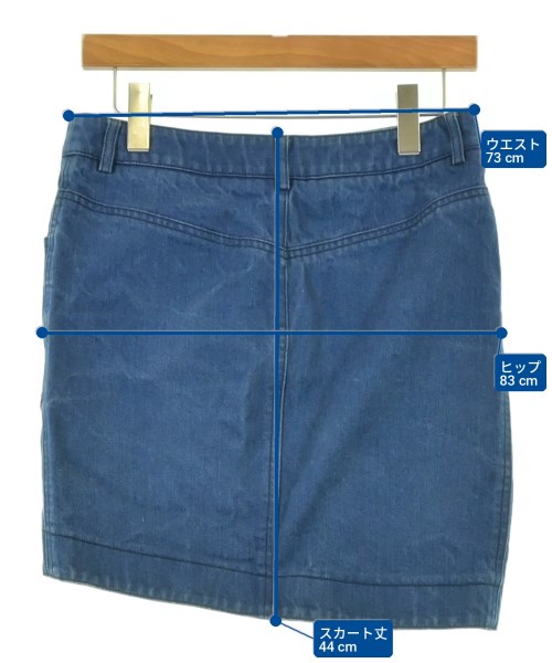 CHANEL（シャネル）ミニスカート 青 サイズ:38(S位) レディース/2200704766013