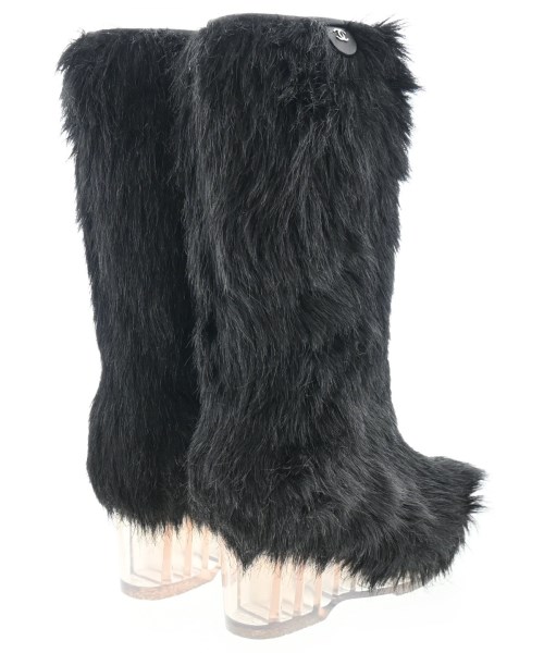 CHANEL（シャネル）ブーツ 黒 サイズ:EU36(22.5cm位) レディース/2200706611045