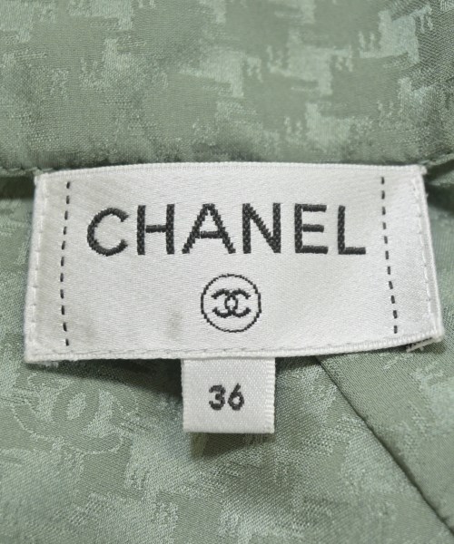 CHANEL（シャネル）ブラウス 緑 サイズ:36(S位) レディース/2200706782066