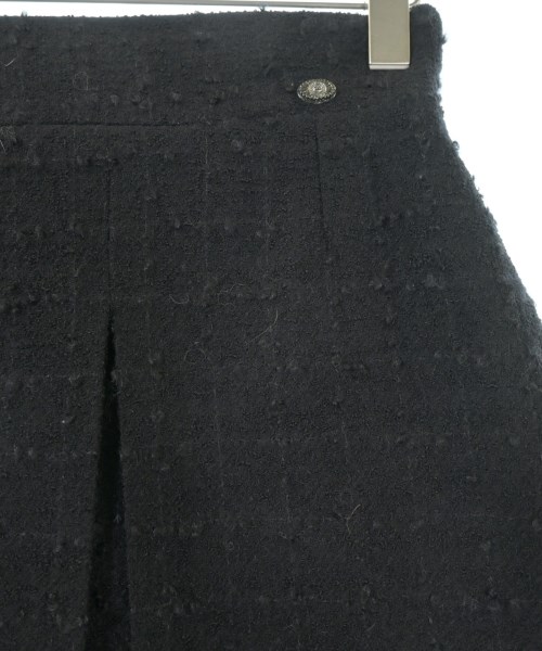 CHANEL（シャネル）ひざ丈スカート 黒 サイズ:36(XS位) レディース/2200706782073