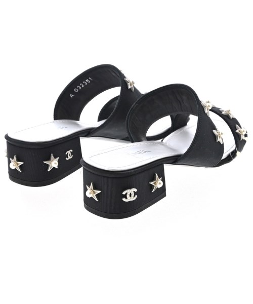 CHANEL（シャネル）サンダル 黒 サイズ:EU35 1/2(22cm位) レディース/2200703940018