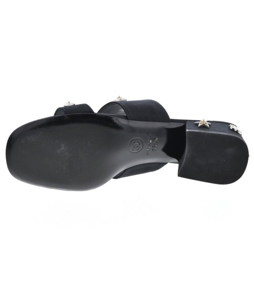 CHANEL（シャネル）サンダル 黒 サイズ:EU35 1/2(22cm位) レディース/2200703940018