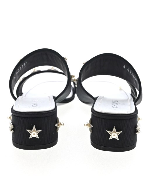 CHANEL（シャネル）サンダル 黒 サイズ:EU35 1/2(22cm位) レディース/2200703940018