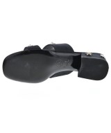 CHANEL（シャネル）サンダル 黒 サイズ:EU35 1/2(22cm位) レディース/2200703940018