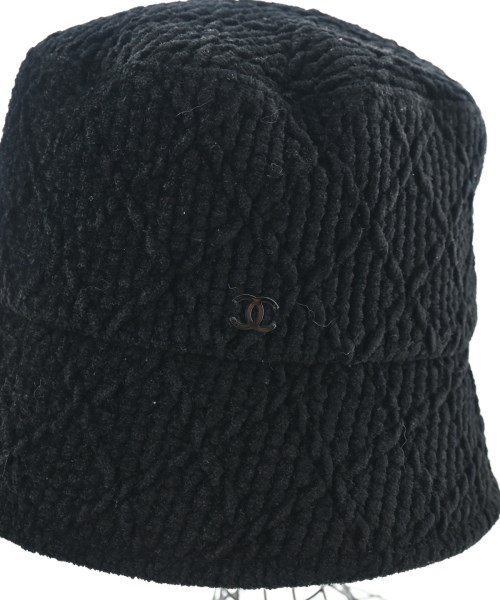 CHANEL（シャネル）ハット 黒 サイズ:S レディース/2200708945087