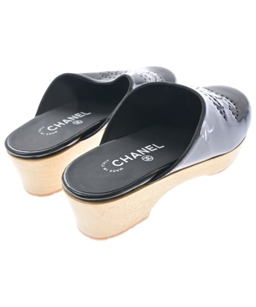 CHANEL（シャネル）サンダル 黒 サイズ:EU37(23.5cm位) レディース/2200707483429
