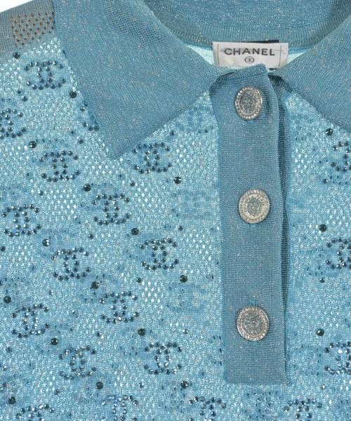 CHANEL（シャネル）ニット・セーター 青 サイズ:34(XXS位) レディース/2200710128058