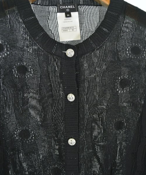 CHANEL（シャネル）カーディガン 黒 サイズ:36(XS位) レディース/2200700659074