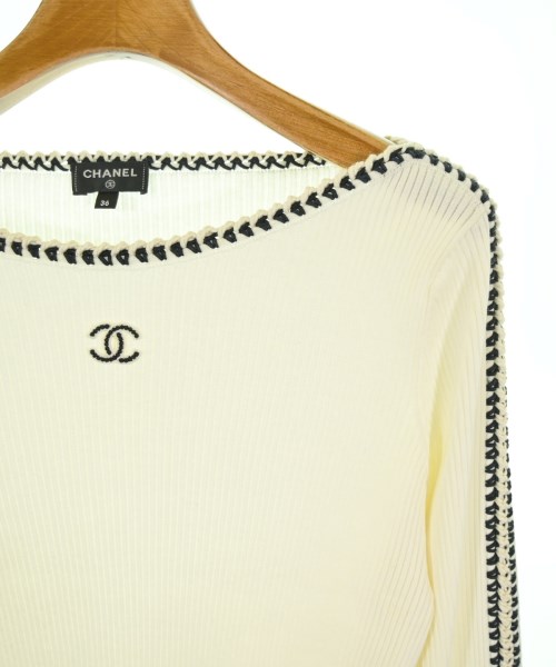 CHANEL（シャネル）ニット・セーター 白 サイズ:36(XS位) レディース/2200700659081