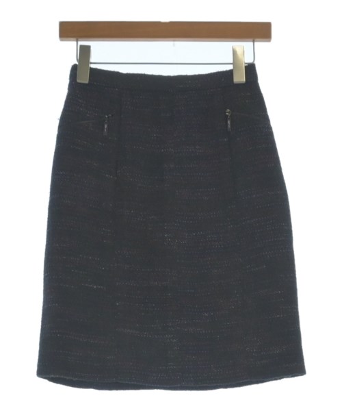 CHANEL(シャネル)ひざ丈スカート 黒 サイズ:-(S位)/2200656165124