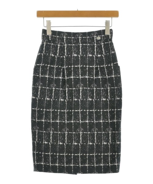 CHANEL(シャネル)ひざ丈スカート 黒 サイズ:34(XXS位)/2200656165179