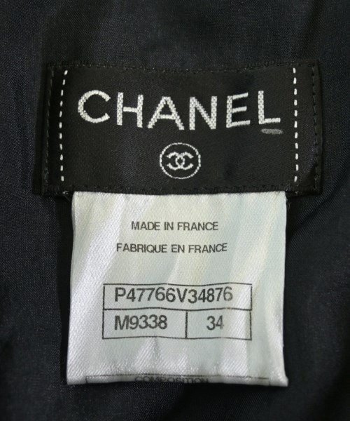CHANEL（シャネル）ひざ丈スカート 黒 サイズ:34(XXS位) レディース/2200656165179